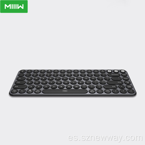 Teclado MIIIW de modo dual con 85 teclas para portátil inalámbrico